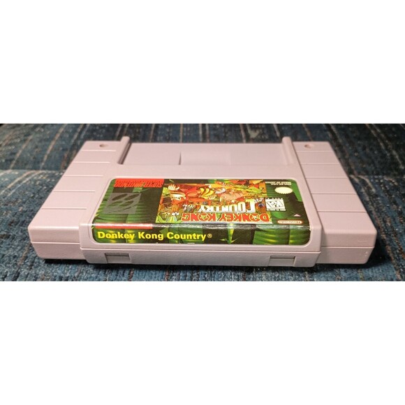 *ONLY OWNER* Donkey Kong Country Super Nintendo SNES Game Authentic OEM Tested - Picture 3 of 16